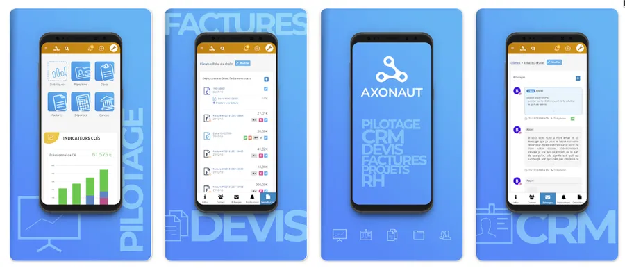 Axonaut : Application Mobile Axonaut : Application Mobile