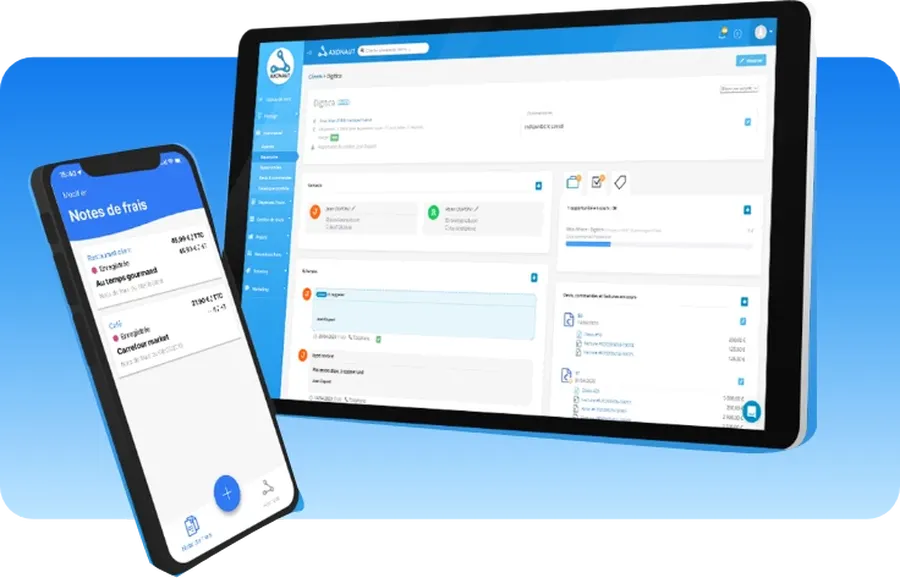 Axonaut : fonctionnalités notes de frais Axonaut : fonctionnalités notes de frais