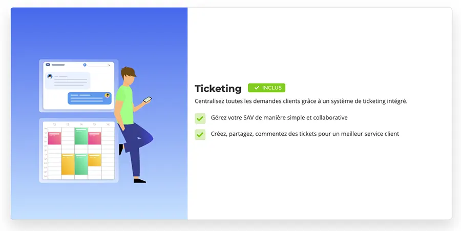 Axonaut : fonctionnalités ticketing Axonaut : fonctionnalités ticketing
