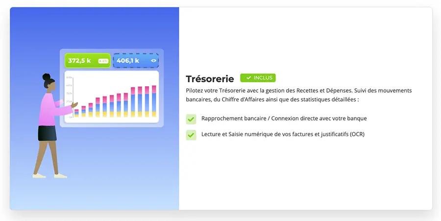 Axonaut : fonctionnalités trésorerie Axonaut : fonctionnalités trésorerie