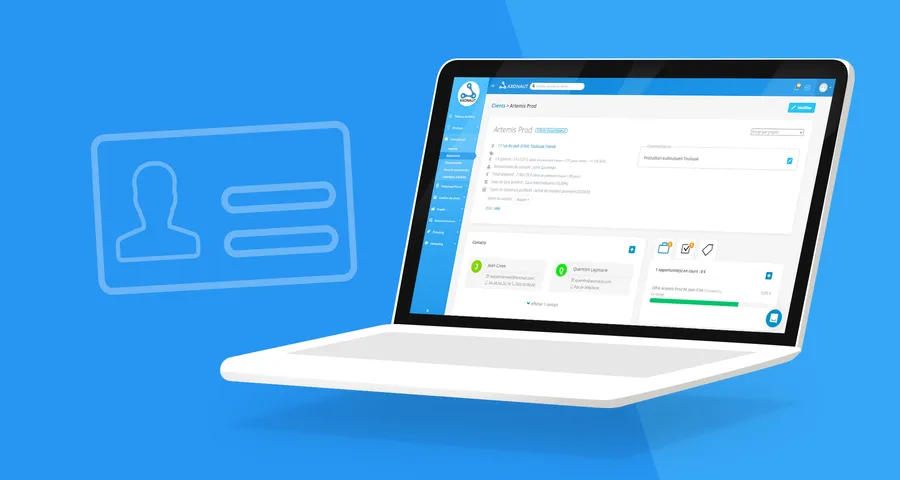 Axonaut : interface CRM Axonaut : interface CRM