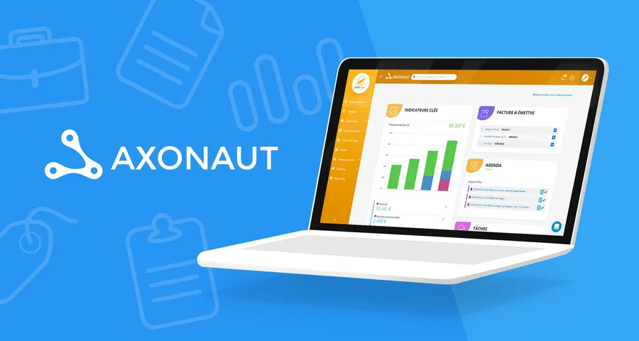 Axonaut : interface tableau de bord Axonaut : interface tableau de bord