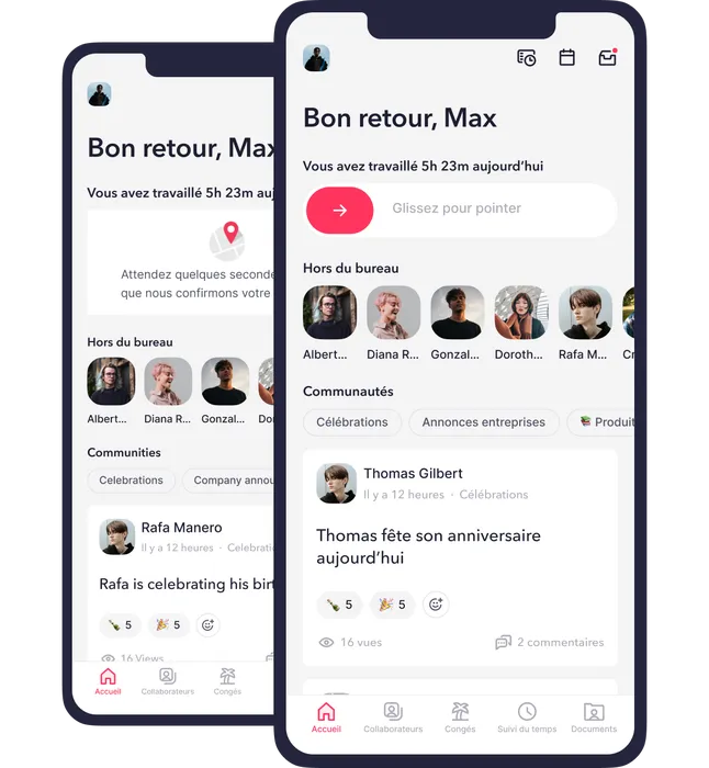 Factorial : fonctionnalités suivi des temps et pointage
