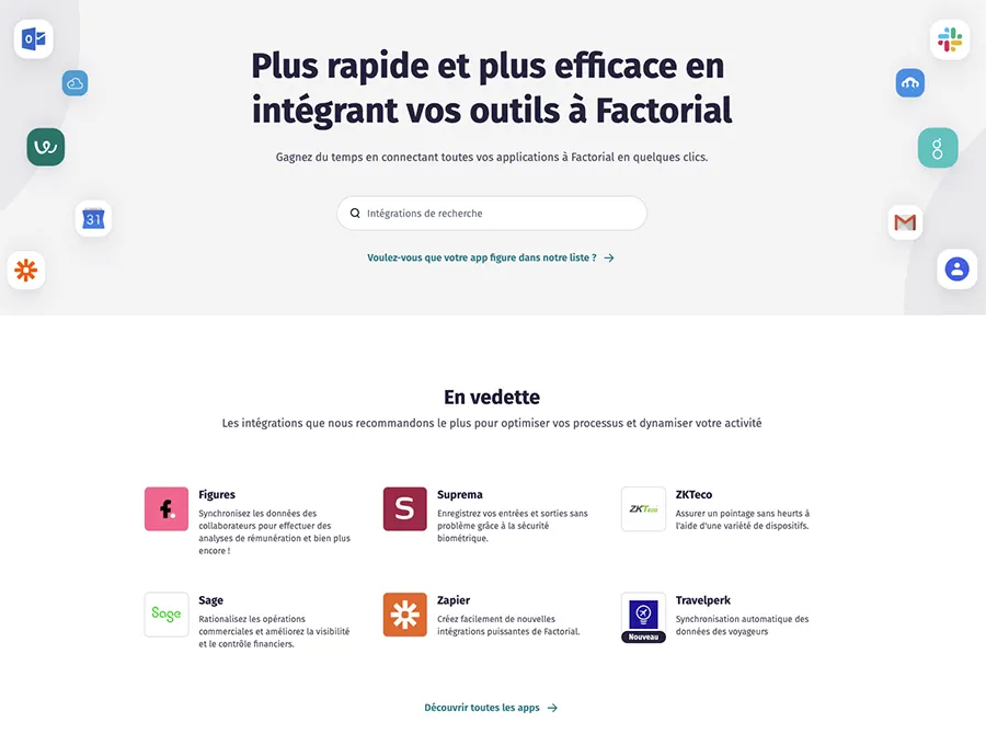 Factorial : intégrations