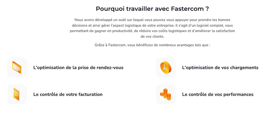 Fastercom : avantages Fastercom : avantages