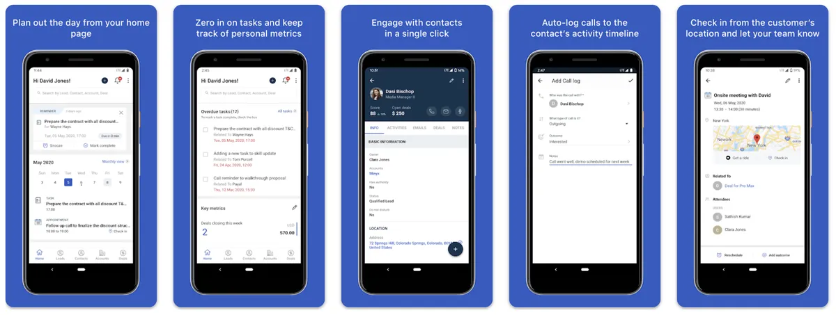 Freshsales : Application mobile Freshsales : Application mobile