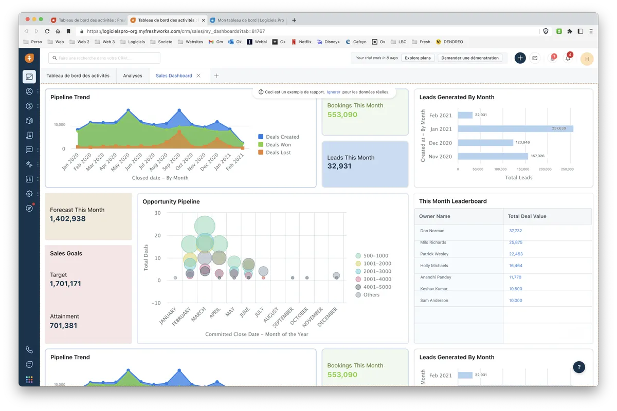 Freshsales : logiciel CRM Freshsales : logiciel CRM