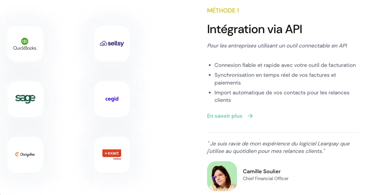 LeanPay : intégration via API LeanPay : intégration via API