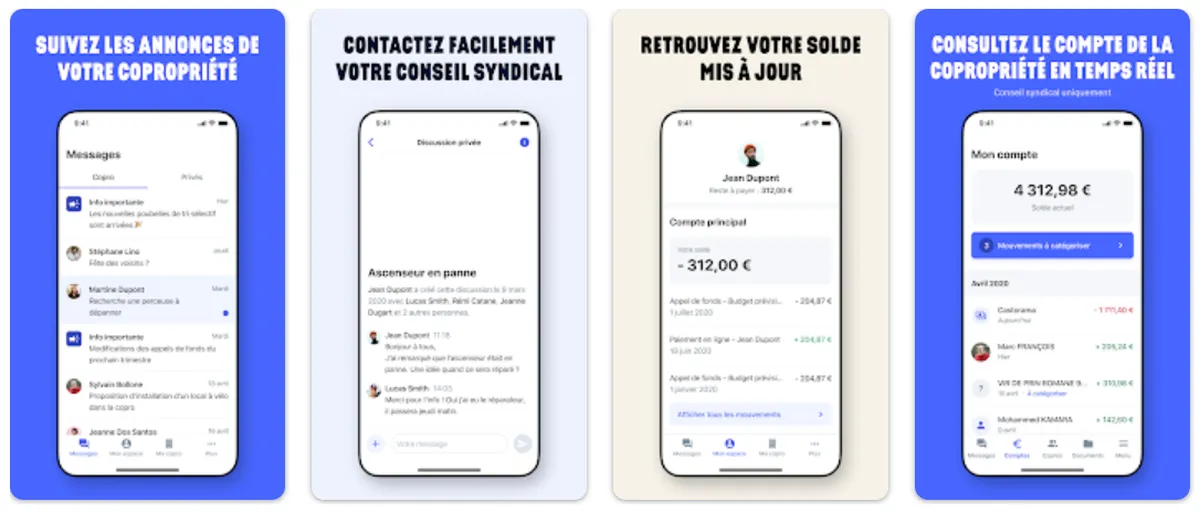 Matera : interface application mobile