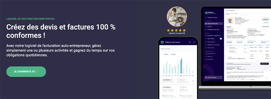 Logiciel Mon Portail par Portail Auto-Entrepreneur