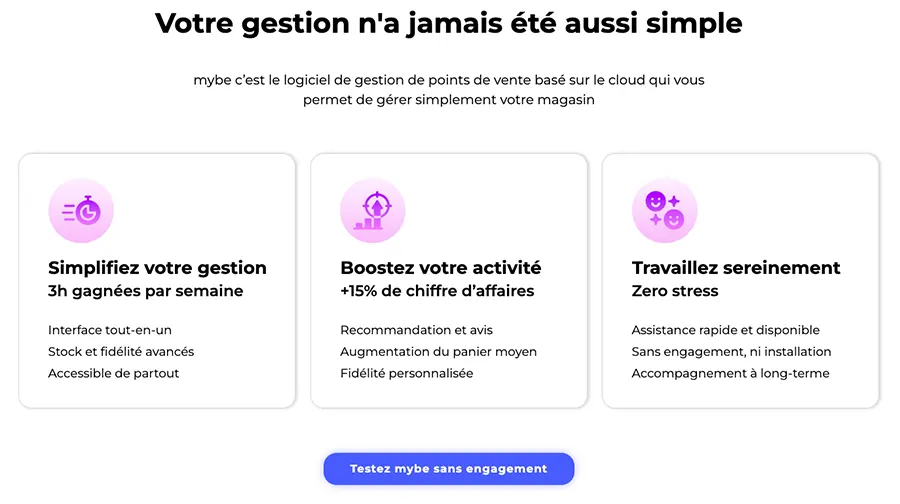 mybe : avantages mybe : avantages