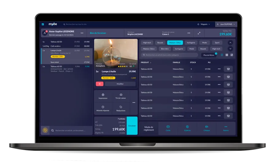 mybe : logiciel de caisse mybe : logiciel de caisse