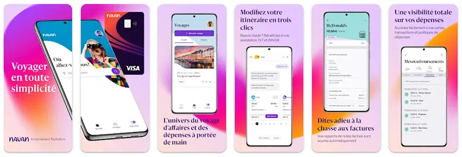 Navan : application mobile Navan : application mobile