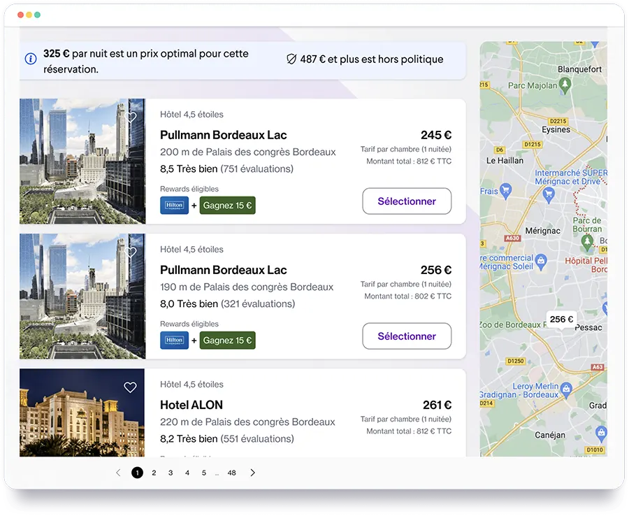 Navan : fonctionnalités réservations Navan : fonctionnalités réservations