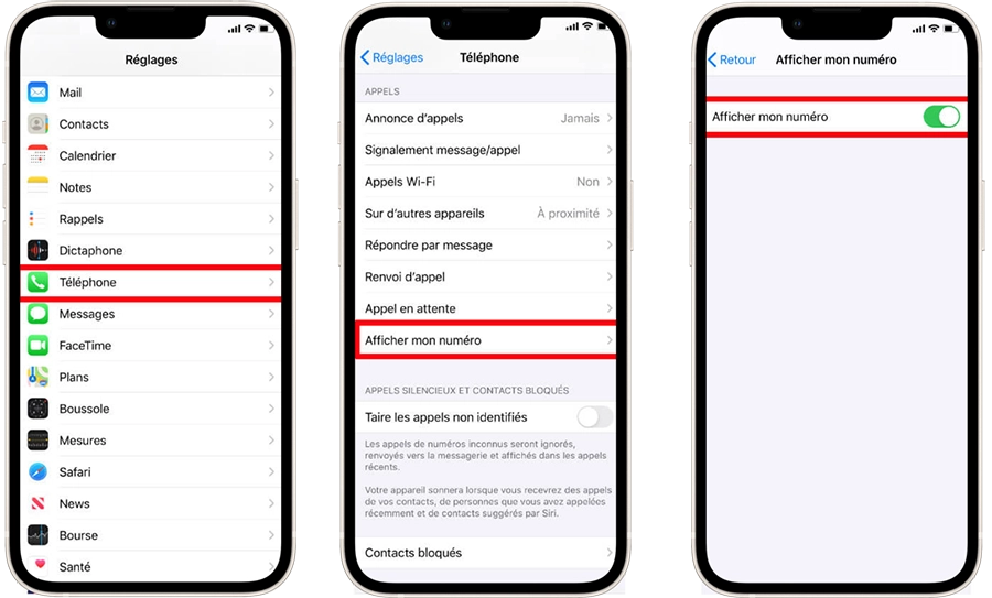 numero masque procedure iphone numero masque procedure iphone