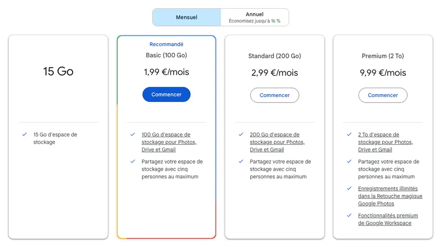 presentation gmail google one prix presentation gmail google one prix
