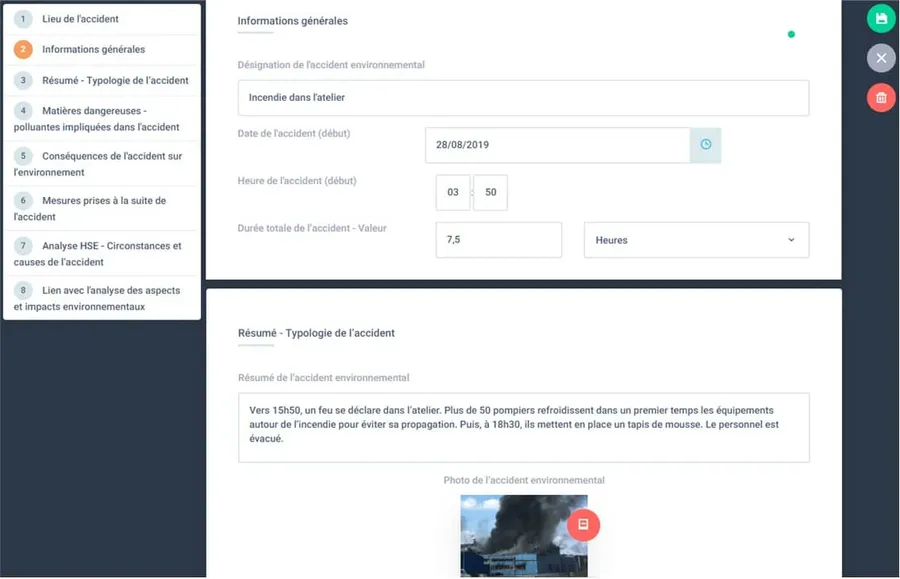 Previsoft : interface logiciel analyse environnementale Previsoft : interface logiciel analyse environnementale