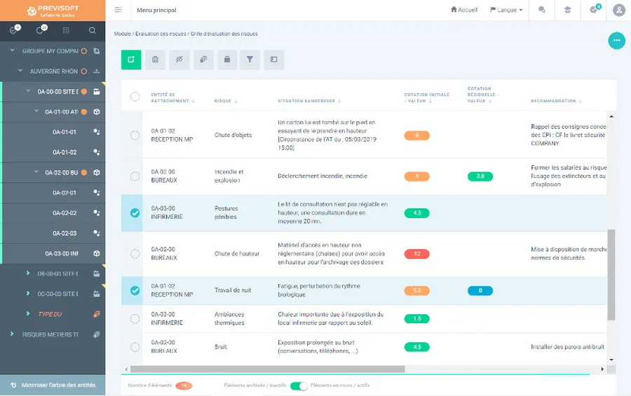 Previsoft : logiciel de gestion des risques professionnels Previsoft : logiciel de gestion des risques professionnels