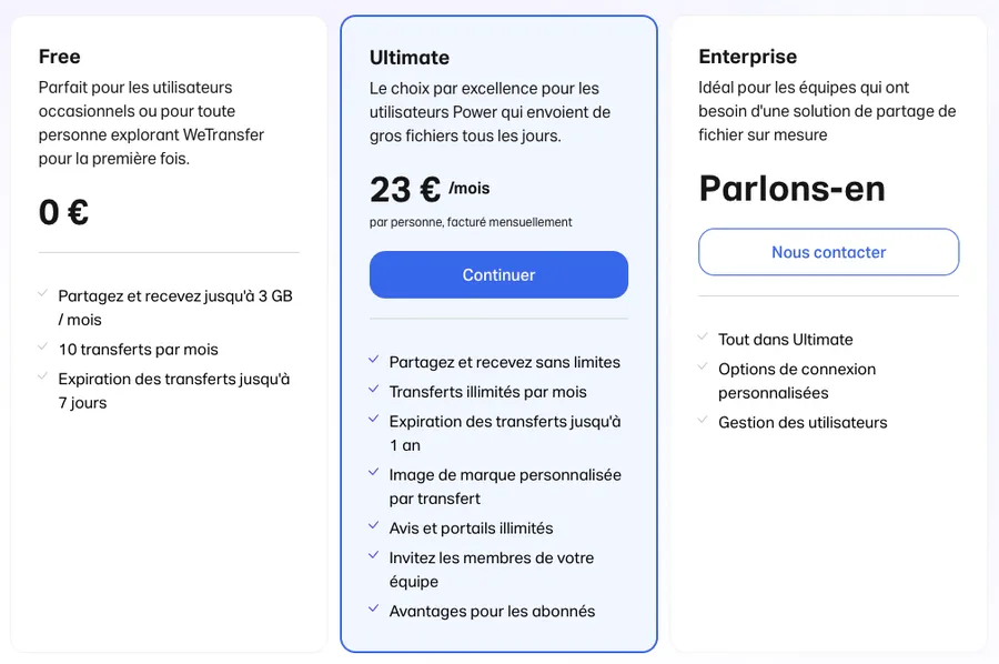 prix wetransfer prix wetransfer