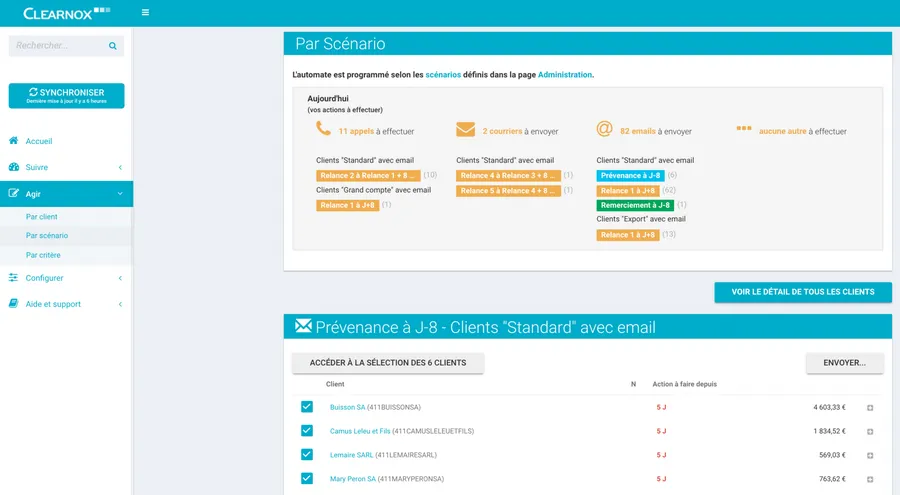 relation client