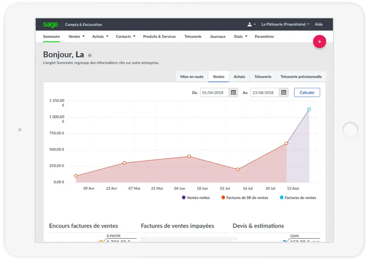 Sage Business Cloud Compta & Facturation Sage Business Cloud Compta & Facturation