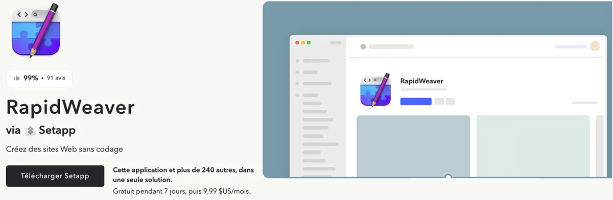 setapp applications rapidweaver