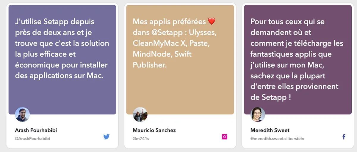 Setapp avis clients