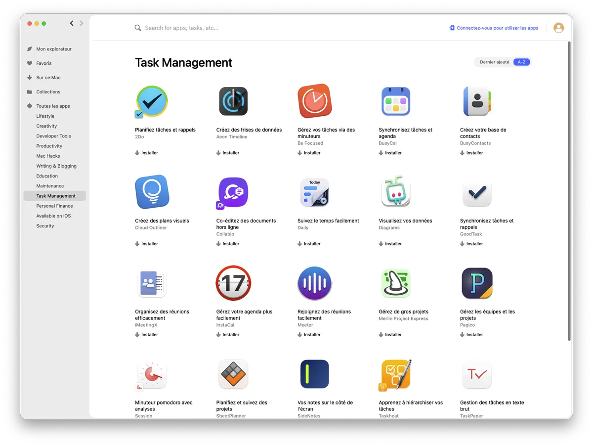 Setapp interface 4