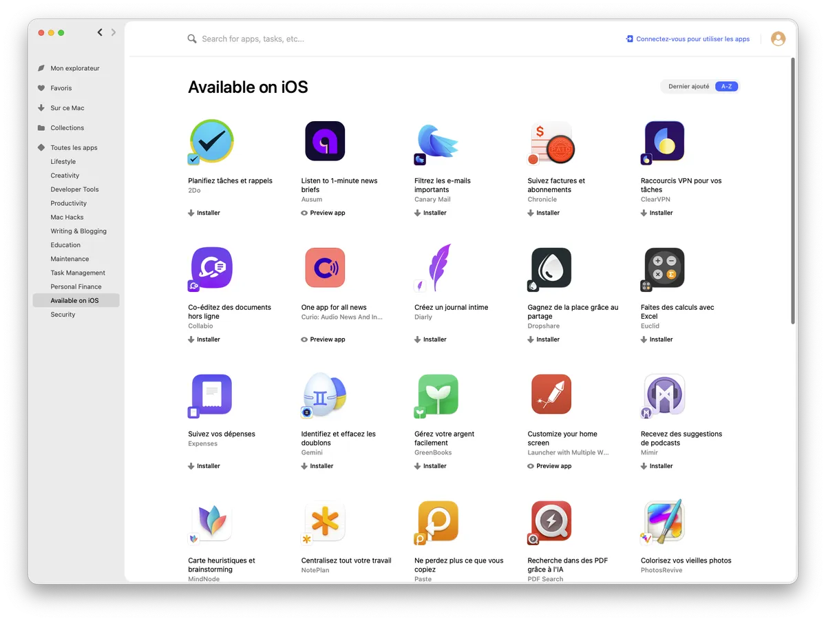 Setapp interface 6