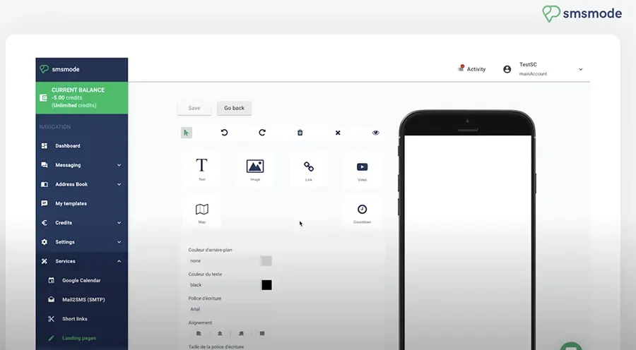 smsmode© : interface 8 smsmode© : interface 8