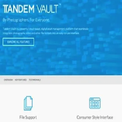Tandem Vault est un logiciel de gestion des actifs numériques (DAM): Découvrez son prix
