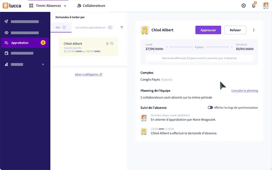 Timmi est un logiciel de gestion des absences & congés Timmi est un logiciel de gestion des absences & congés