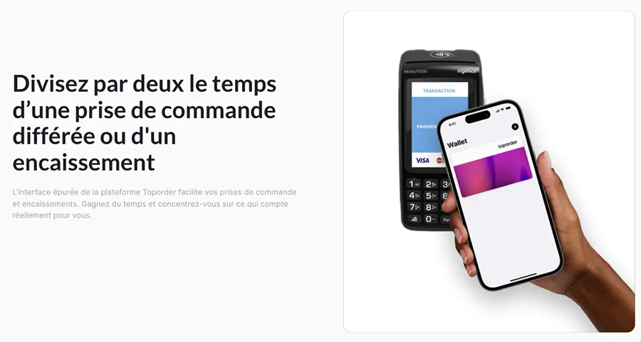 Toporder : fonctionnalités de commande encaissement Toporder : fonctionnalités de commande encaissement