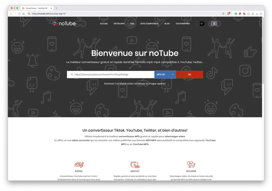 tuto notube convertir video youtube mp3 1 tuto notube convertir video youtube mp3 1