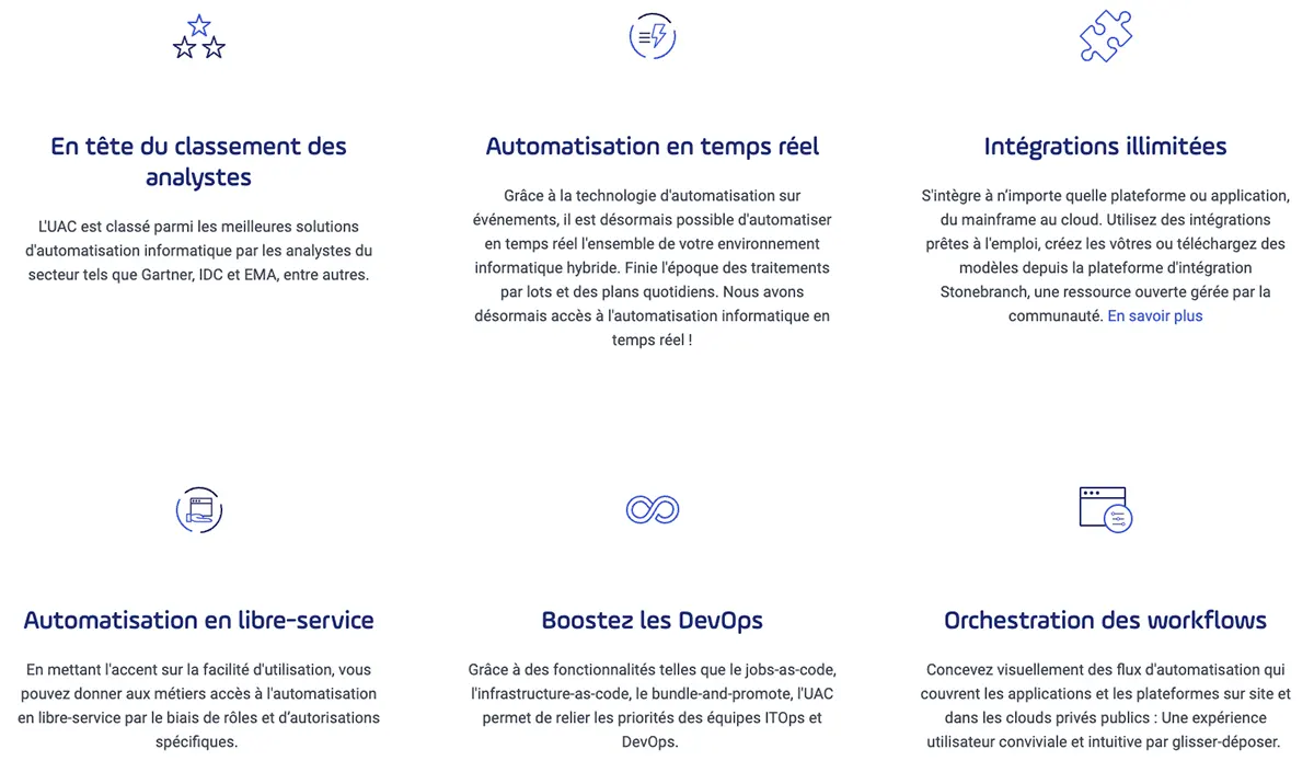 Universal Automation Center (UAC) : avantages Universal Automation Center (UAC) : avantages