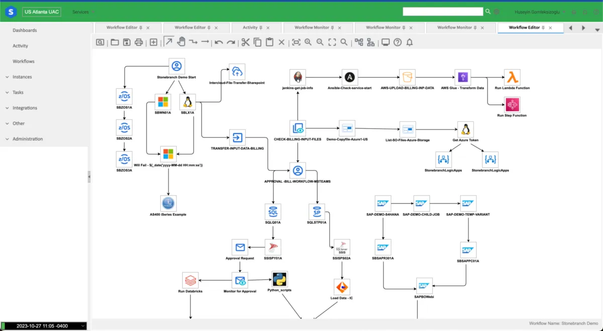 Universal Automation Center (UAC) : interface drag and drop workflow Universal Automation Center (UAC) : interface drag and drop workflow