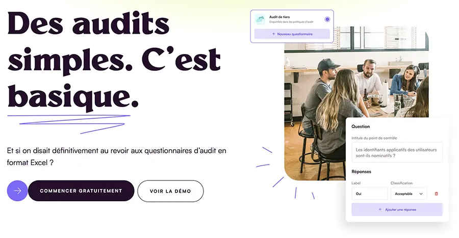 Witik : fonctionnalités audit RGPD