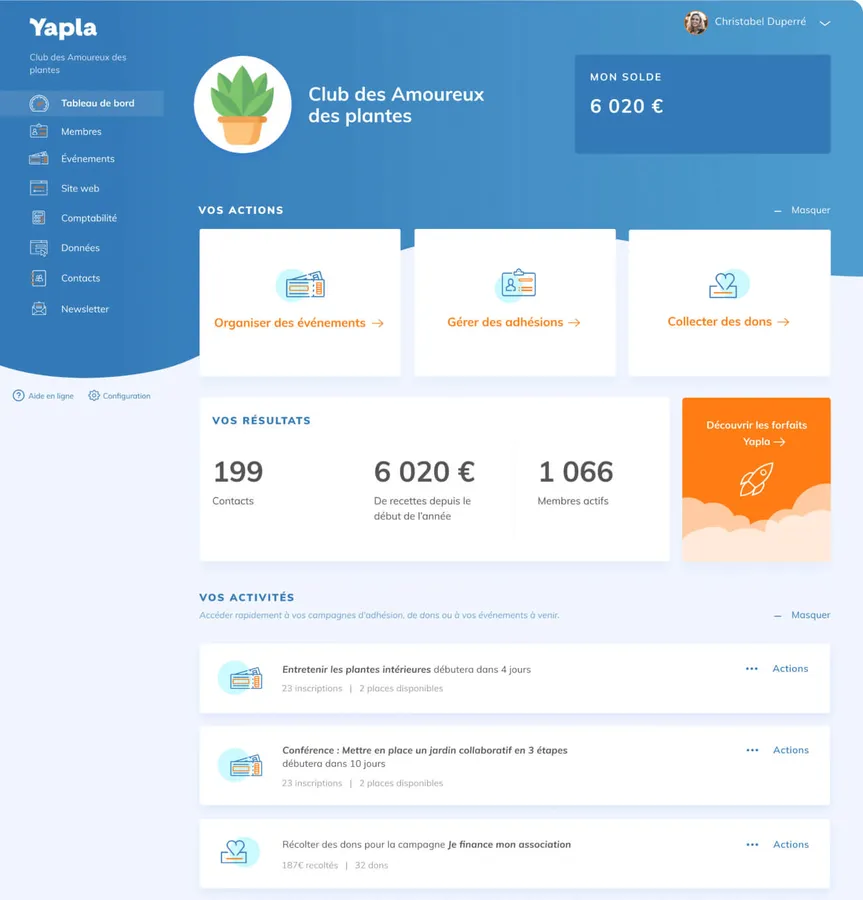 Yapla : plateforme associations Yapla : plateforme associations