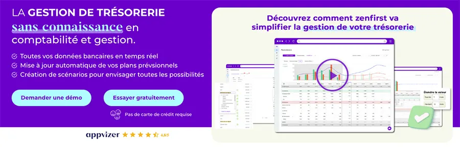 Zenfirst Tréso : trésorerie fonctionnalités Zenfirst Tréso : trésorerie fonctionnalités