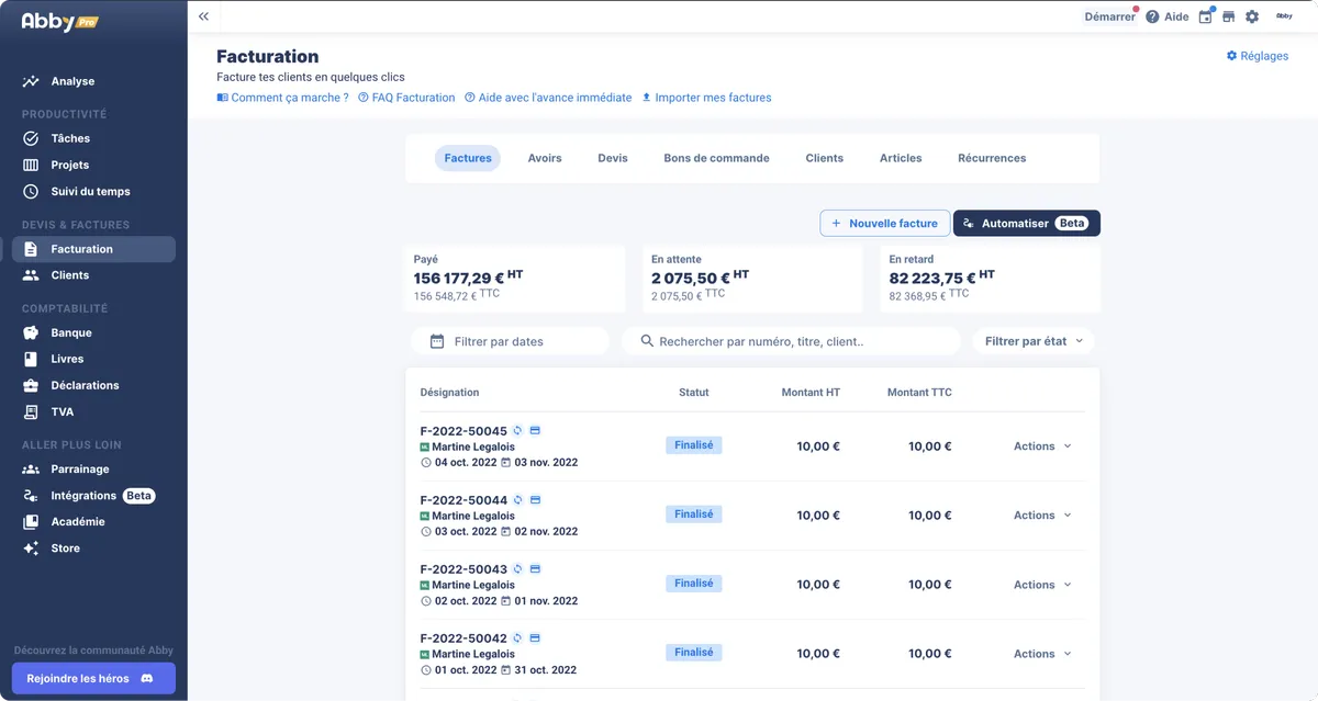 Abby : avis des utilisateurs, avantages & inconvénients de ce logiciel de facturation