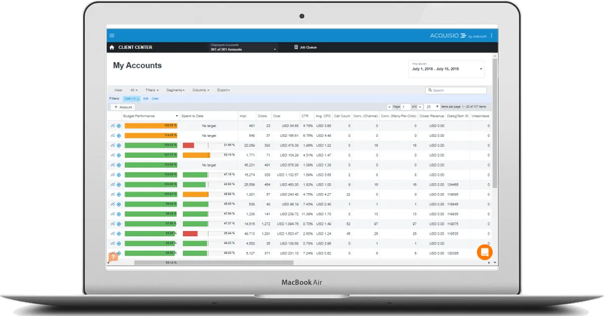 Acquisio : avis des utilisateurs, avantages & inconvénients de ce logiciel de marketing analytics Acquisio : avis des utilisateurs, avantages & inconvénients de ce logiciel de marketing analytics