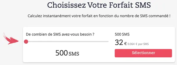 ActiveTrail : prix des forfaits SMS ActiveTrail : prix des forfaits SMS