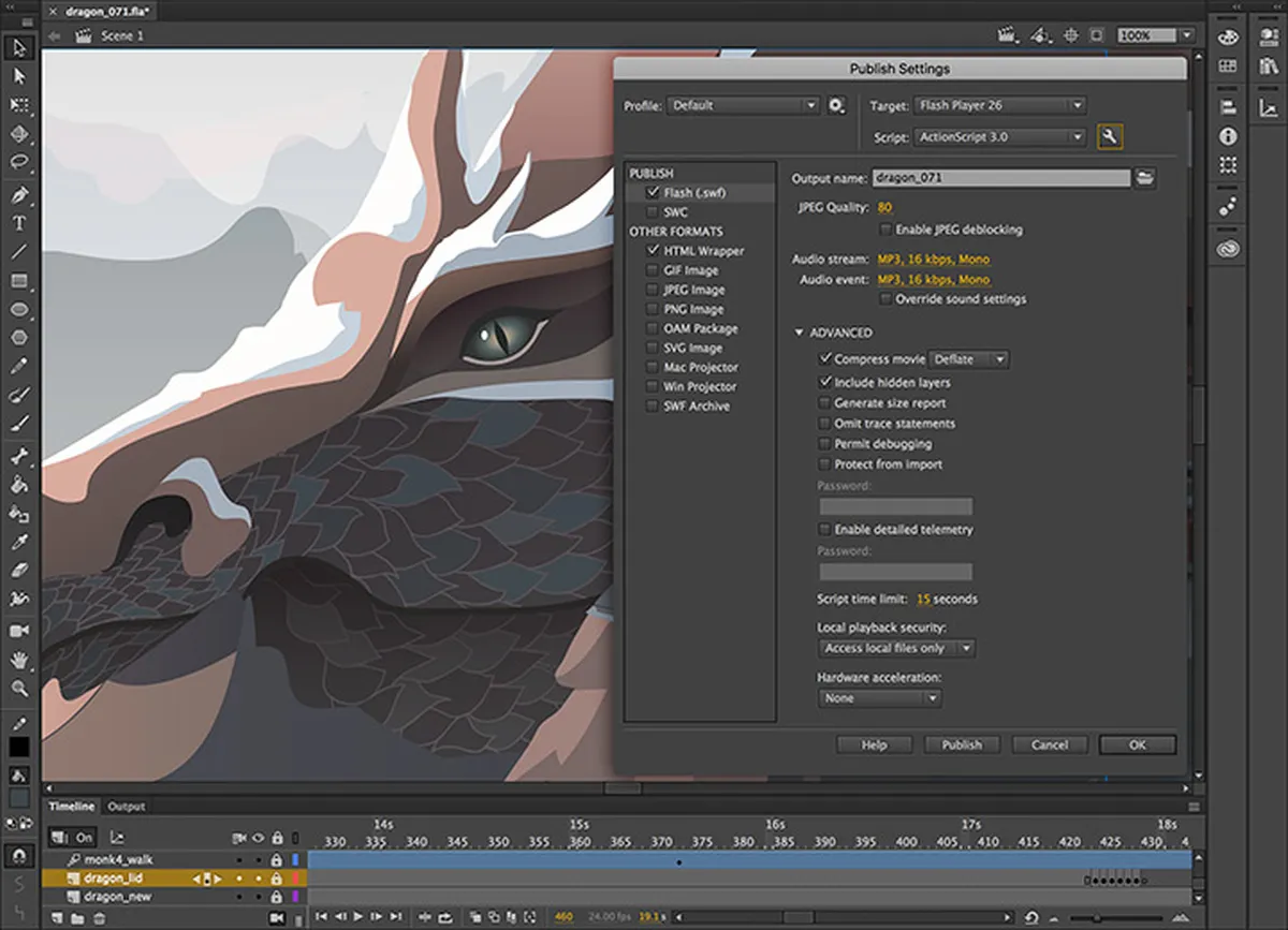 Adobe Animate : avis des utilisateurs, avantages & inconvénients de ce logiciel d'animation / modélisation 3D