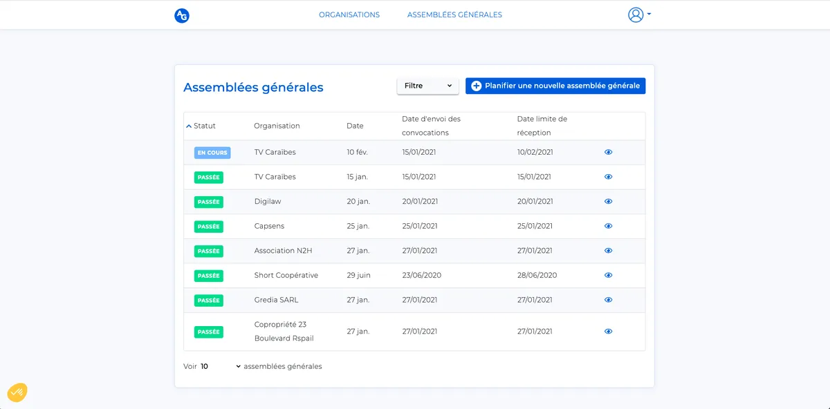 AG en ligne : avis des utilisateurs, avantages & inconvénients de ce logiciel de conseil d'administration AG en ligne : avis des utilisateurs, avantages & inconvénients de ce logiciel de conseil d'administration
