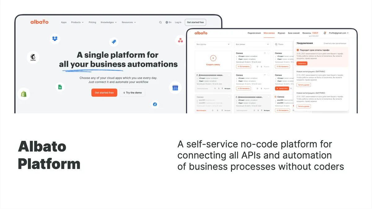 Albato : avis des utilisateurs, avantages & inconvénients de ce logiciel de workflow