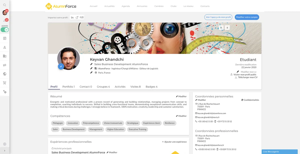 AlumnForce : avis des utilisateurs, avantages & inconvénients de ce logiciel de gestion des anciens élèves AlumnForce : avis des utilisateurs, avantages & inconvénients de ce logiciel de gestion des anciens élèves