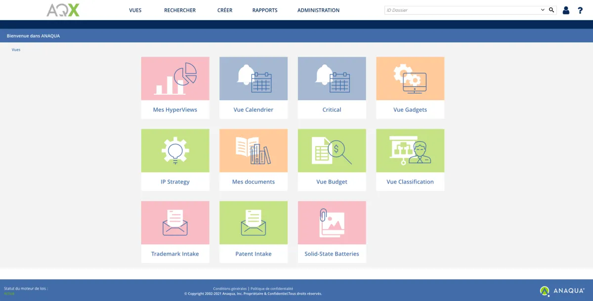 Anaqua : avis des utilisateurs, avantages & inconvénients de ce logiciel de gestion juridique Anaqua : avis des utilisateurs, avantages & inconvénients de ce logiciel de gestion juridique