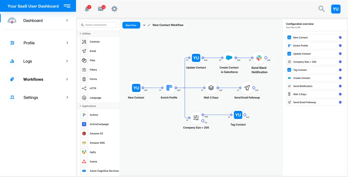Appmixer : avis des utilisateurs, avantages & inconvénients de ce logiciel de workflow Appmixer : avis des utilisateurs, avantages & inconvénients de ce logiciel de workflow