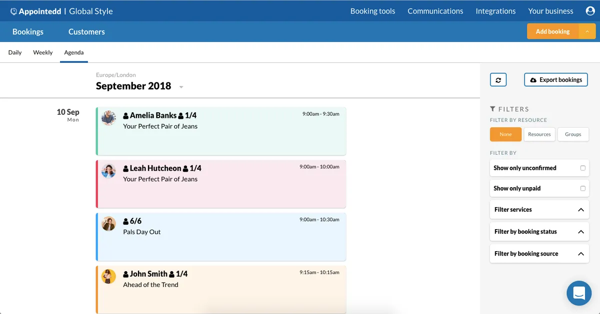 Appointedd : avis des utilisateurs, avantages & inconvénients de ce logiciel de prise de rendez-vous en ligne