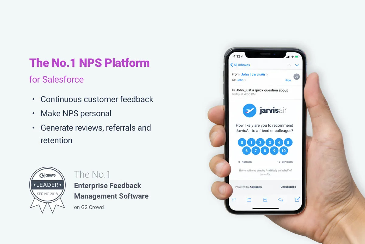AskNicely : avis des utilisateurs, avantages & inconvénients de ce logiciel d'expérience client